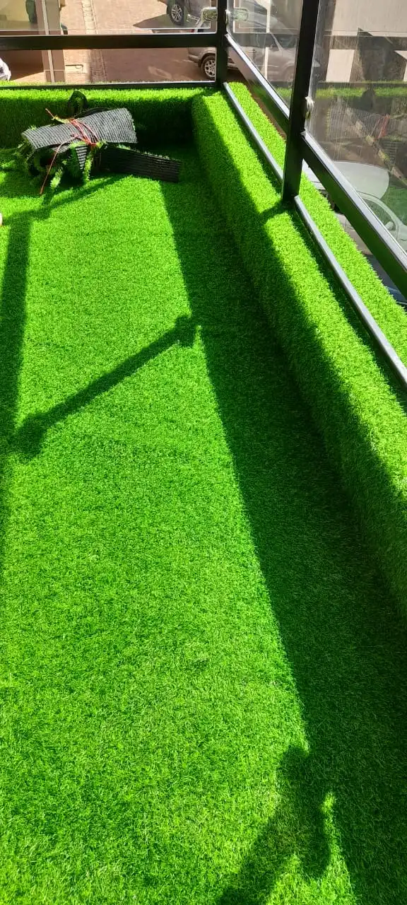 balcony grass carpet